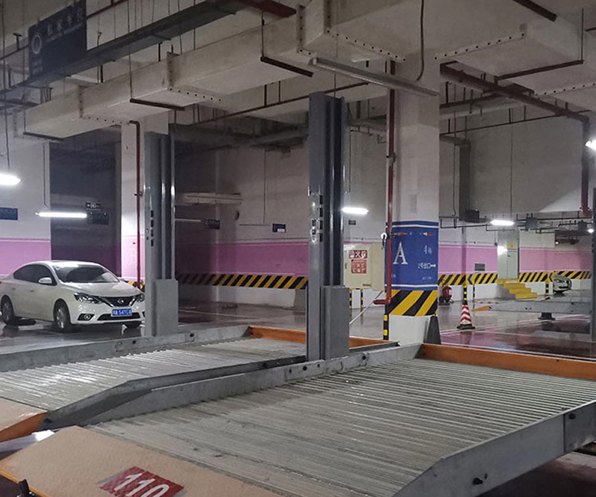 永勝兩層簡易式機(jī)械停車位改造