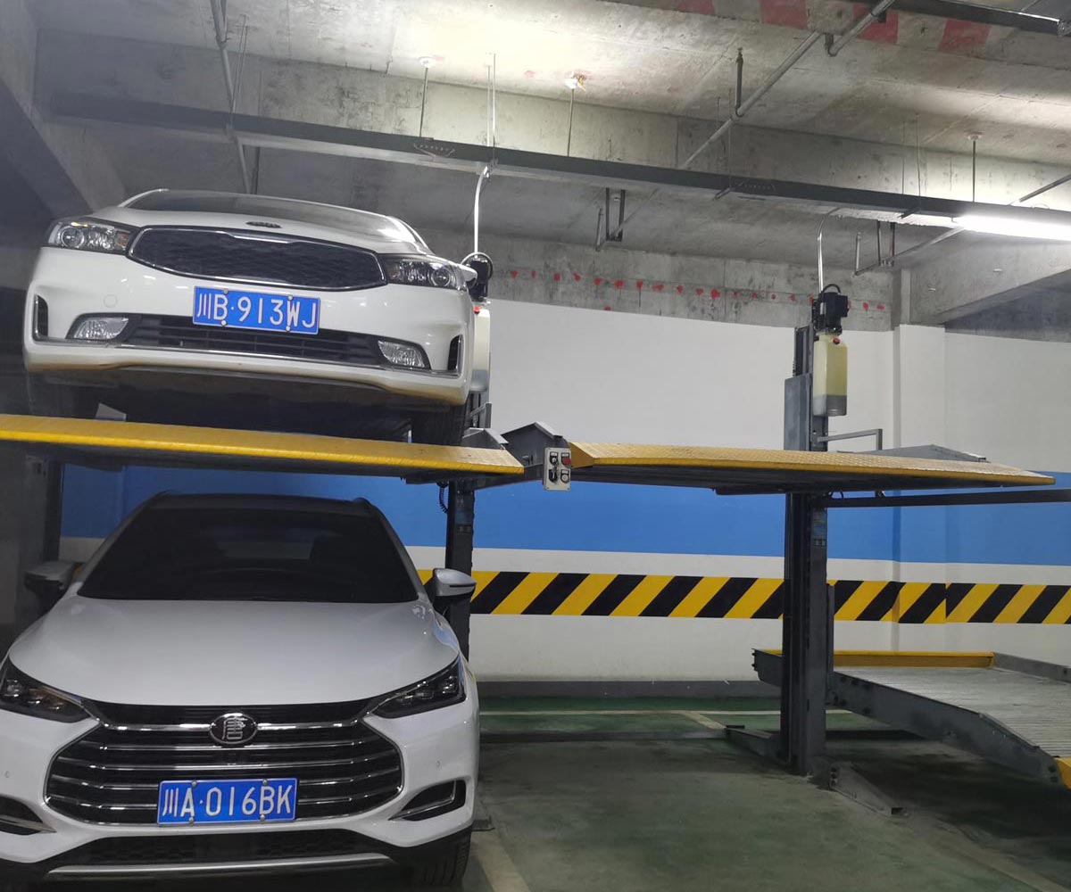 石屏兩層升降橫移式停車設(shè)備租賃