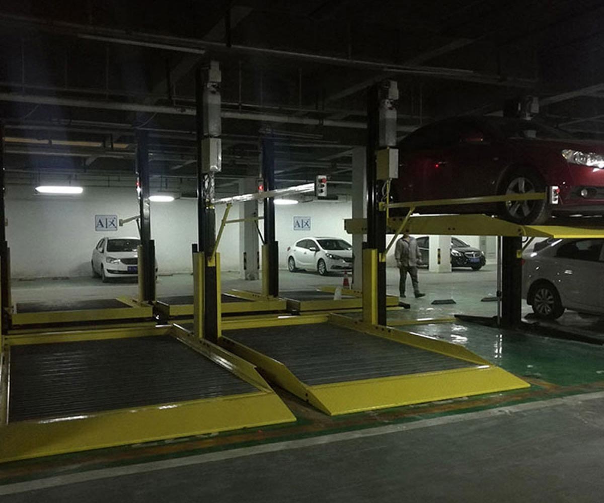 兩層升降機械立體車庫出租