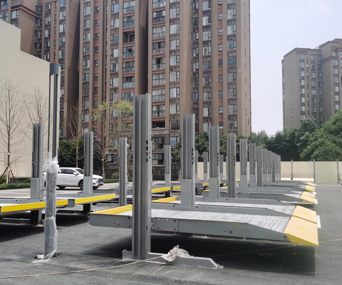 廣西兩柱簡易式機械停車過驗收
