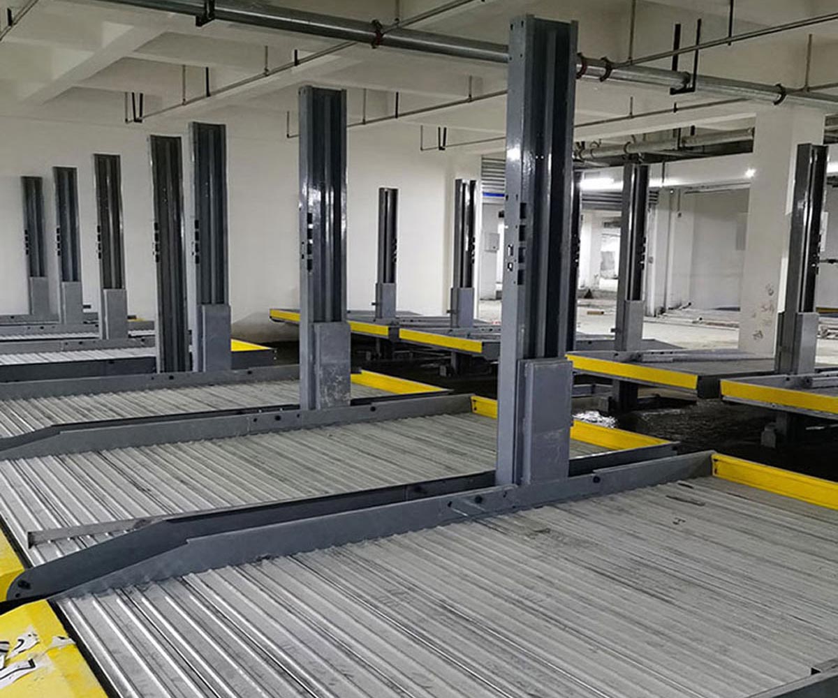 兩層簡易升降類立體停車場過規(guī)劃
