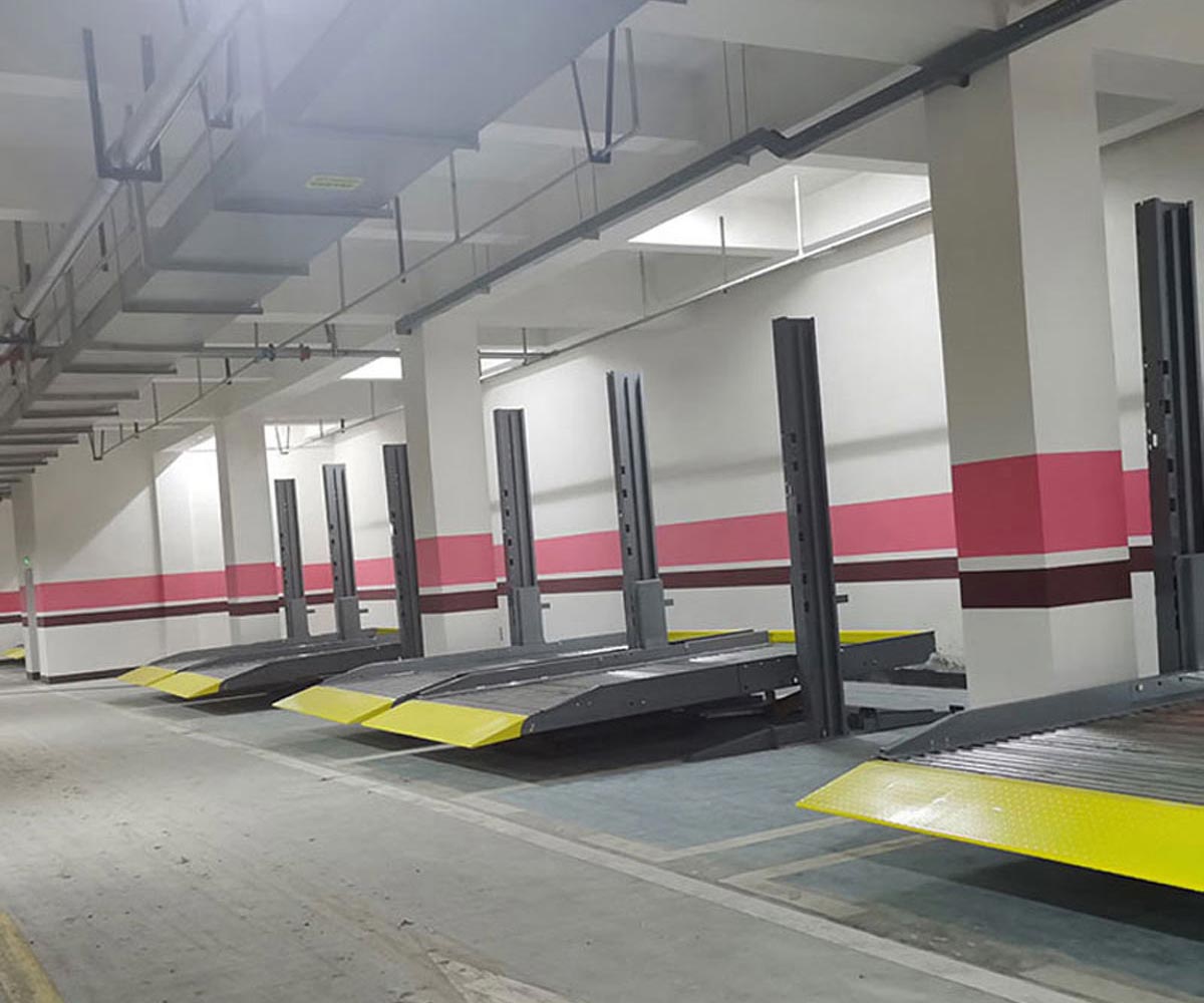 永仁升降平移式機(jī)械停車設(shè)備過驗(yàn)收