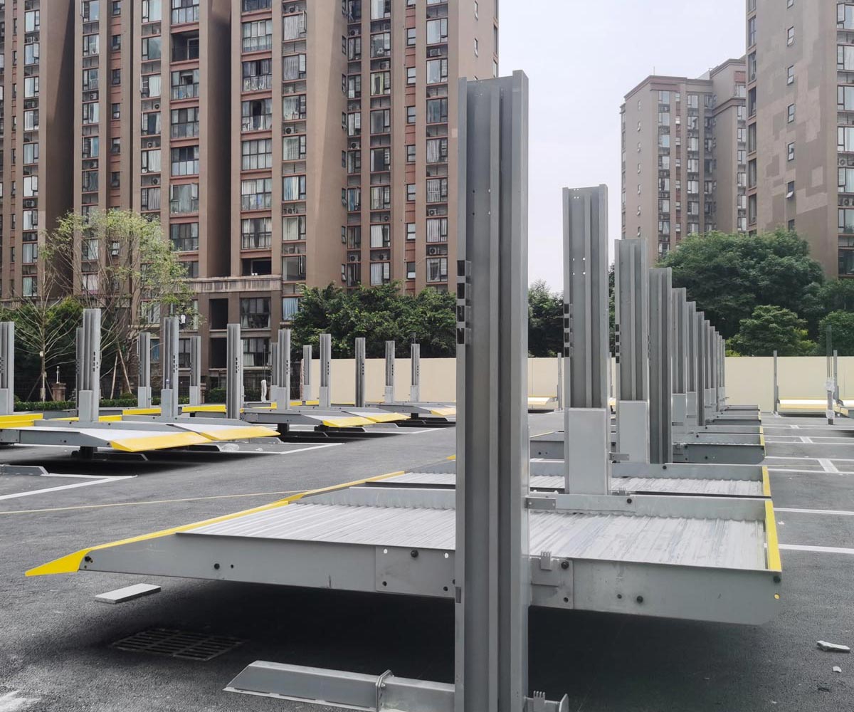 陜西升降橫移式機械停車場回收