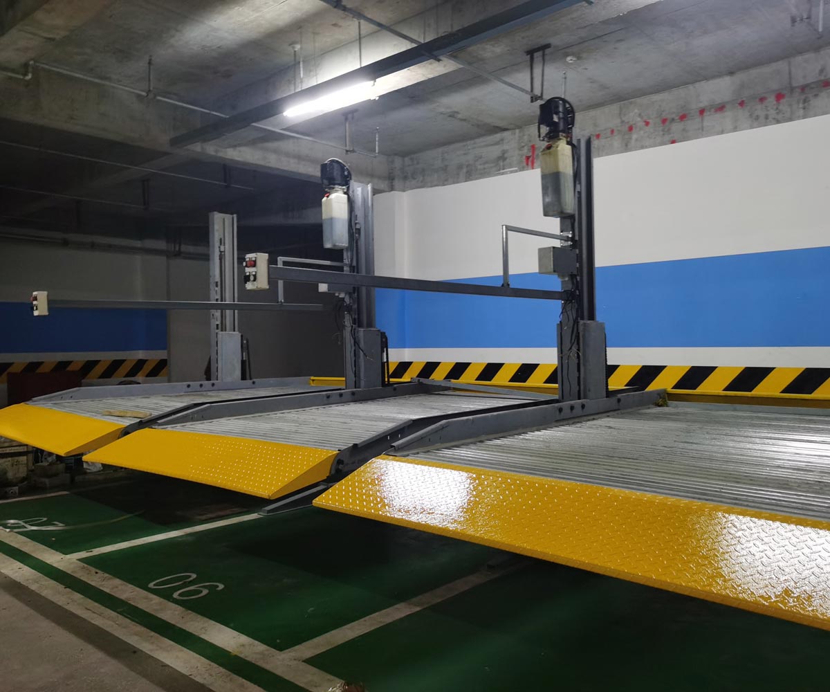 簡易升降式立體車庫兩柱