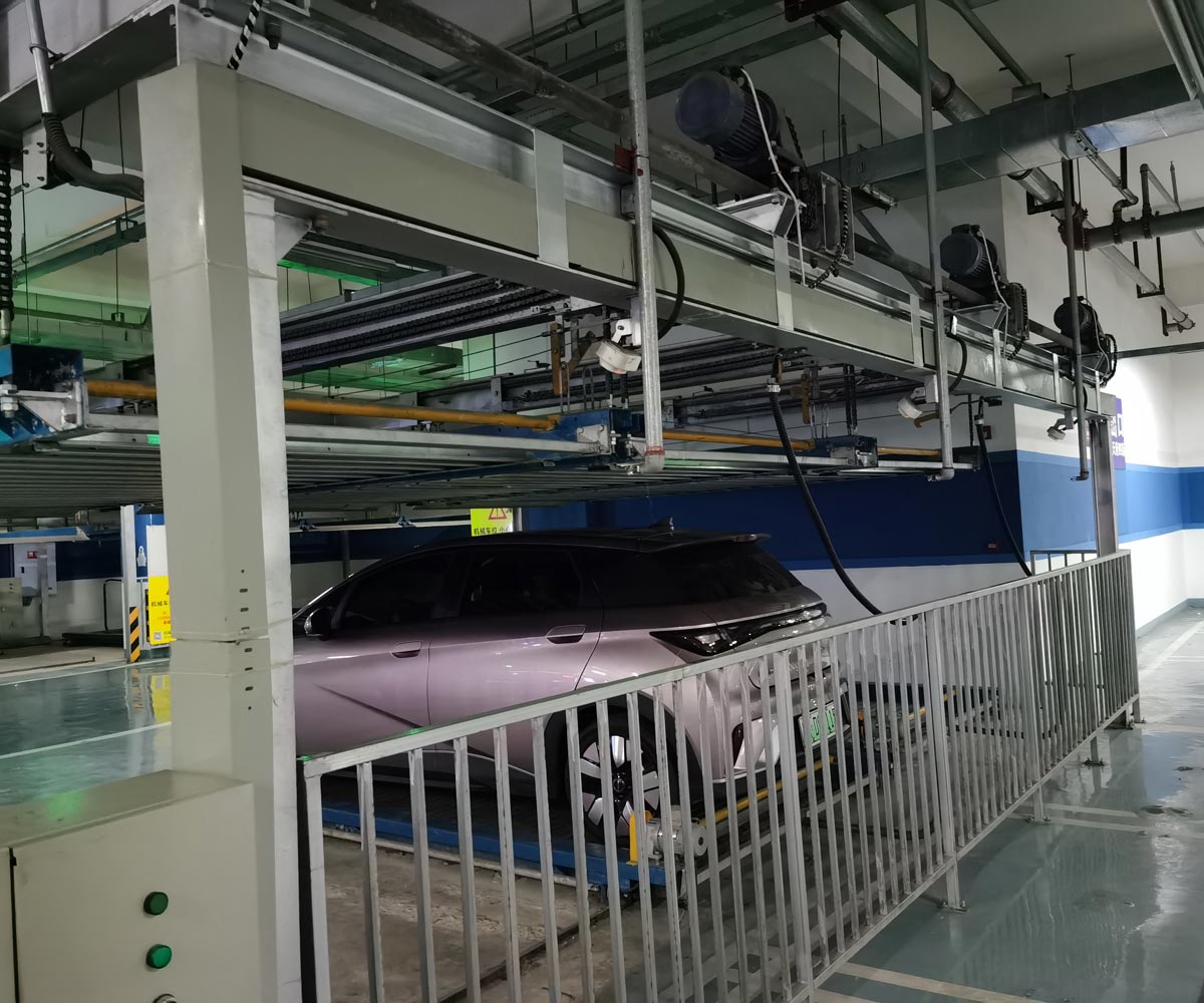 石屏單列式二層PSH升降橫移類立體停車設(shè)備