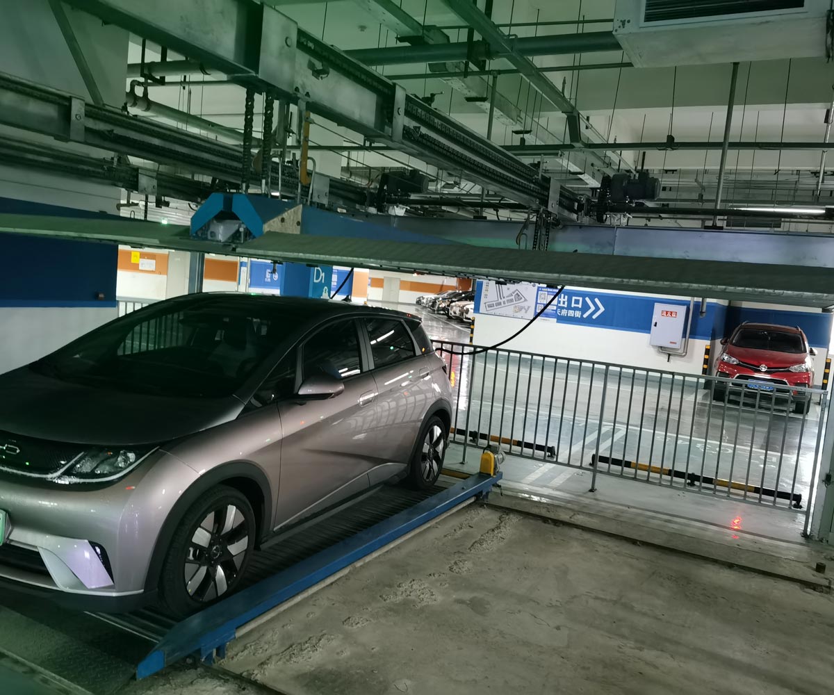 七層PSH升降橫移類立體停車設(shè)備